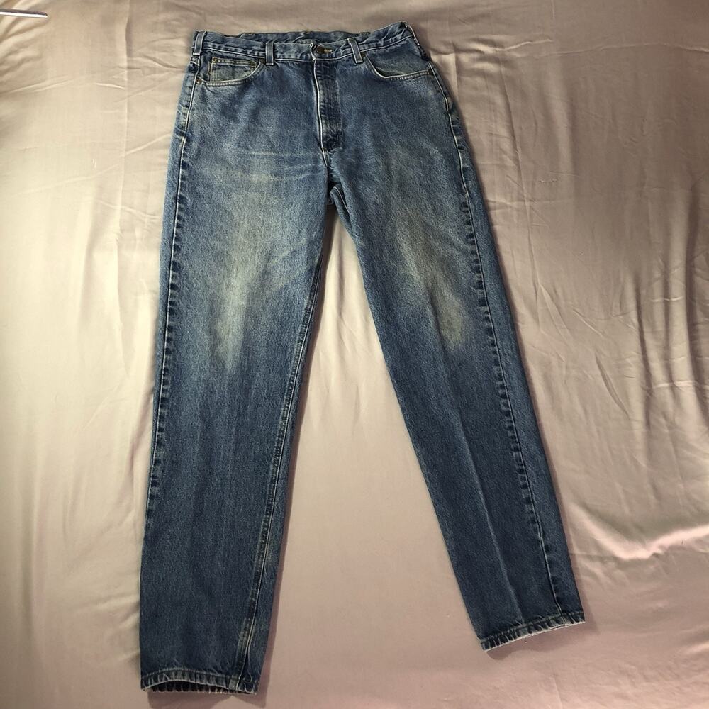 Carhartt Men's B17 DST Jeans Size 36x36 Vintage from 2004 Y2K Grunge